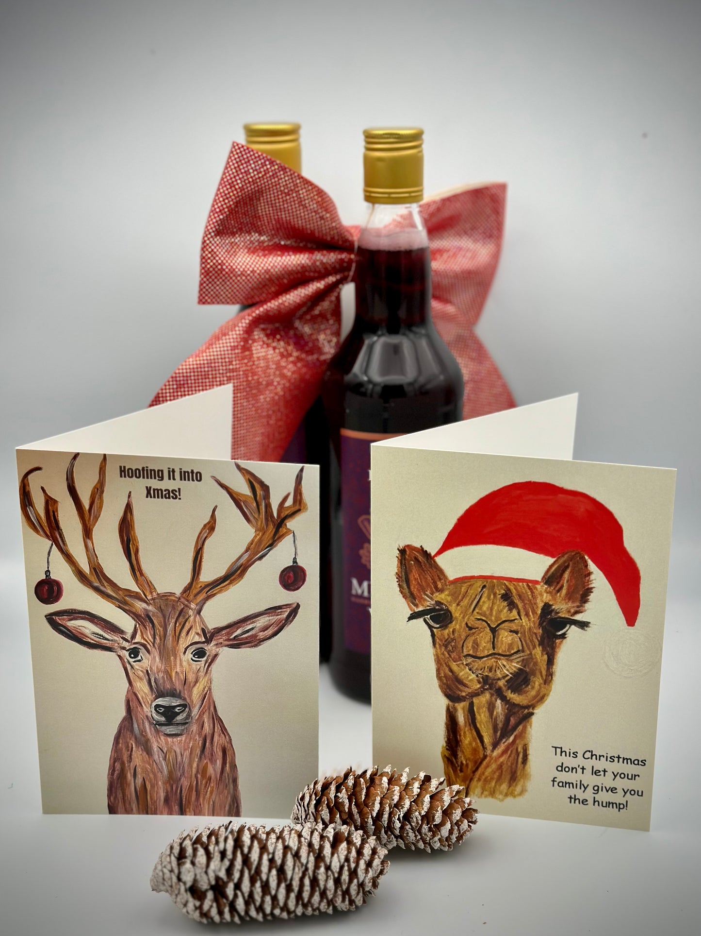 Hand Painted Christmas Cards - Six Pack