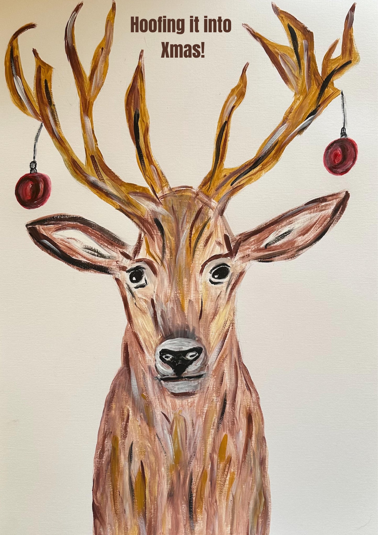 Hand Painted Christmas Cards - Individual